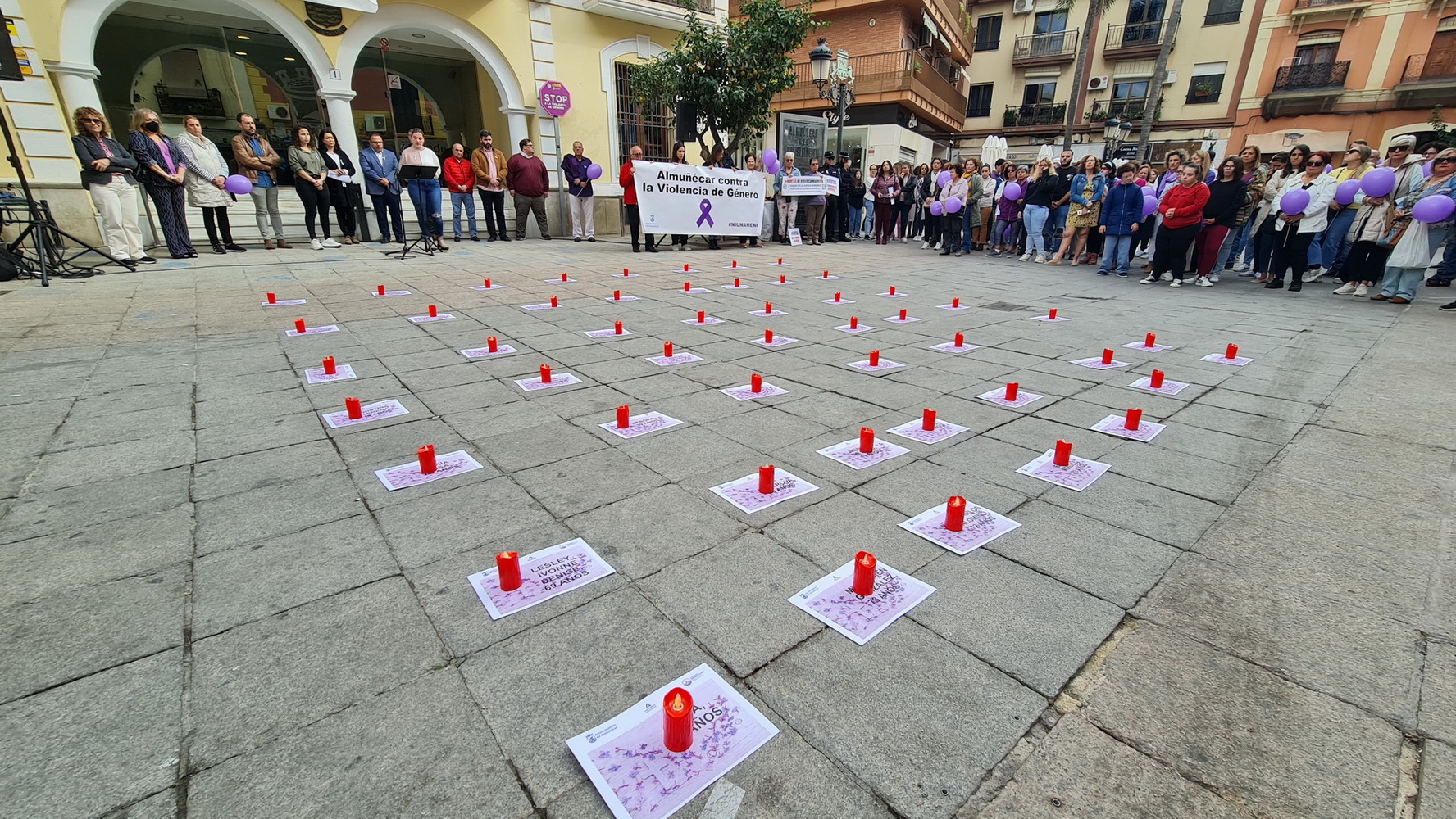 Almucar recordar este mircoles a las vctimas de violencia de gnero de los ltimos meses.